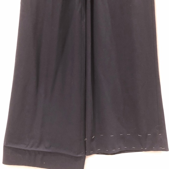 New RALPH LAUREN Navy Sleeveless Wool Jumpsuit 10 $1798 - Picture 7 of 7